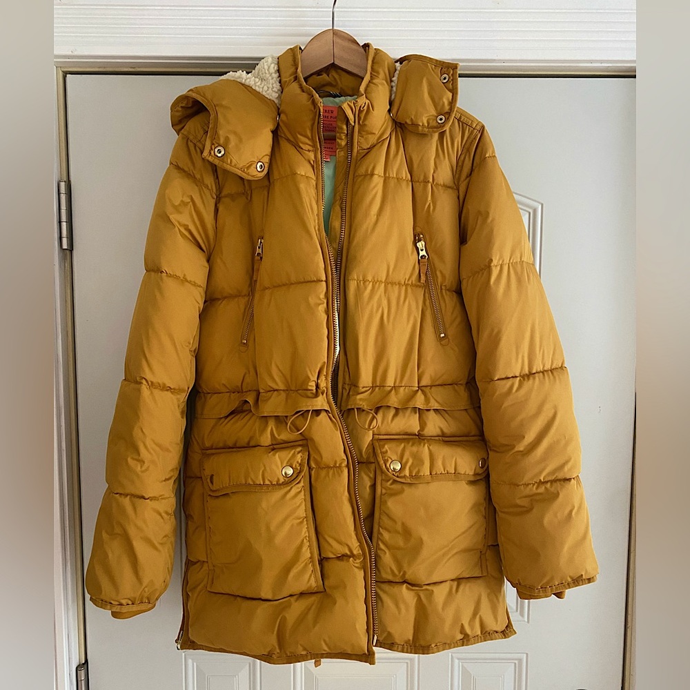 J. Crew Signature Puffer Med Tall